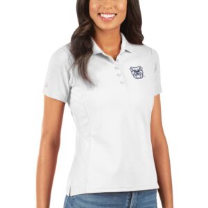 Women's Antigua White Butler Bulldogs Legacy Pique Polo