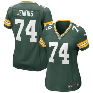 Women's Nike Elgton Jenkins Green Green Bay Packers Game Jersey