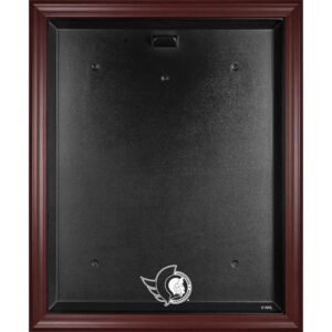 Ottawa Senators Mahogany Framed (2020-Present) Logo Jersey Display Case