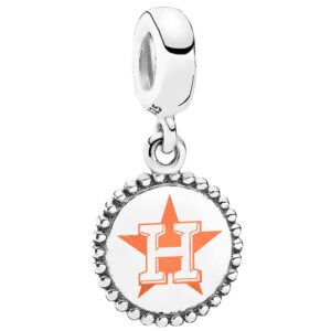 Women's Pandora Houston Astros Color Dangle Charm