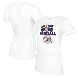 Women's Tiny Turnip White Atlanta Braves S'mores T-Shirt