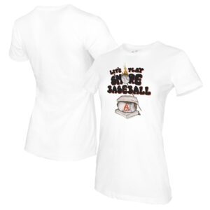 Women's Tiny Turnip White Baltimore Orioles S'mores T-Shirt