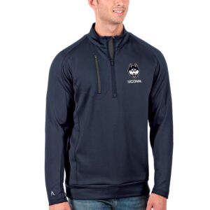 Men's Antigua Navy UConn Huskies Big & Tall Generation Quarter-Zip Pullover Jacket