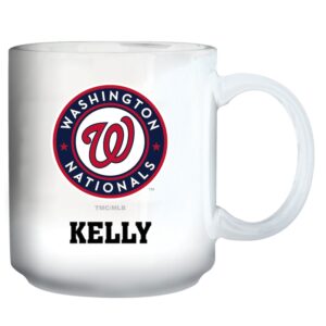 White Washington Nationals 11oz. Personalized Mug