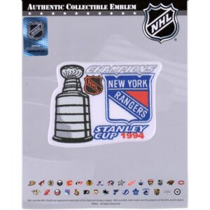 New York Rangers Unsigned 1994 Stanley Cup Champions National Emblem Jersey Patch