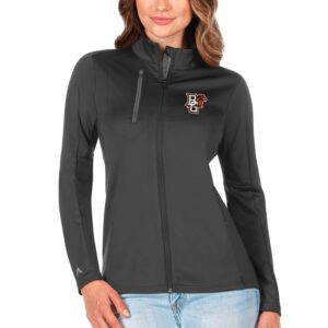 Women's Antigua Graphite/Silver Bowling Green St. Falcons Generation Full-Zip Jacket