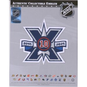 Winnipeg Jets Unsigned 2020-21 10th Anniversary Season National Emblem Jersey Patch