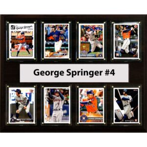George Springer Houston Astros 12'' x 15'' Plaque