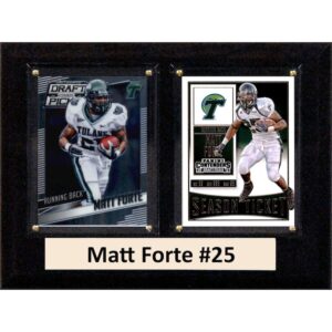 Matt Forte Tulane Green Wave 6'' x 8'' Plaque