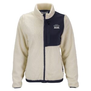 Women's Cream/Navy UC Santa Barbara Gauchos Denali Full-Zip Jacket