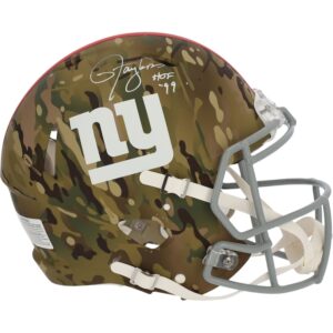 Lawrence Taylor New York Giants Autographed Riddell Camo Alternate Speed Authentic Helmet with "HOF 99" Inscription