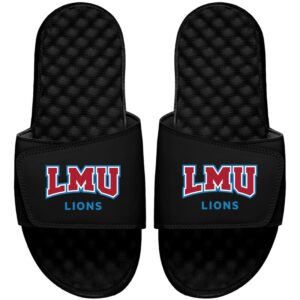 Youth ISlide Black Loyola Marymount Lions Logo Slide Sandals