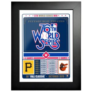 Pittsburgh Pirates 1979 World Series Champions 12'' x 16'' Fall Classic Framed Photo