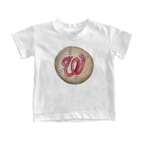 Toddler Tiny Turnip White Washington Nationals Stitched Baseball T-Shirt