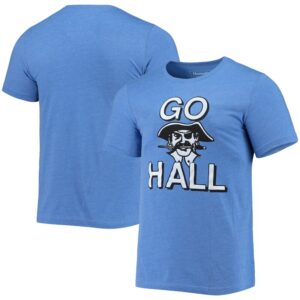 Men's Homefield Heathered Blue Seton Hall Pirates Vintage Go Hall T-Shirt