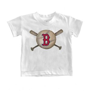 Youth Tiny Turnip White Boston Red Sox Baseball Crossbats T-Shirt