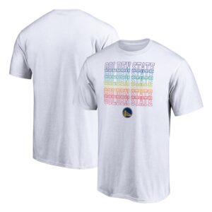 Men's White Golden State Warriors Team City Pride T-Shirt
