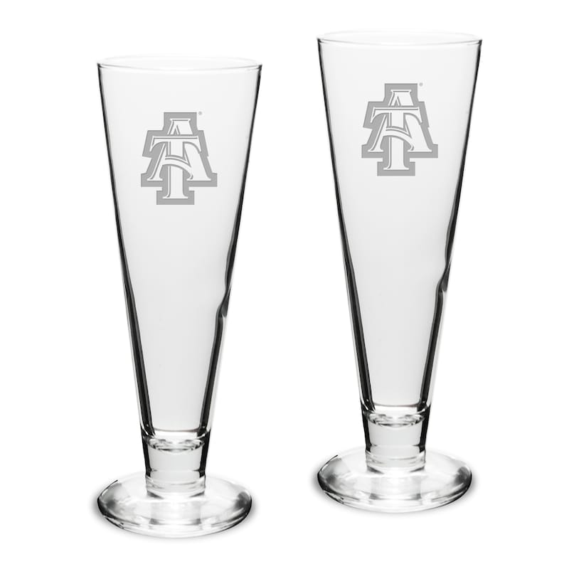 North Carolina A&T Aggies 2-Piece 16oz. Classic Beer Pilsner Set
