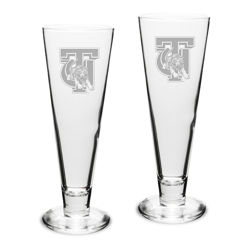 Tuskegee Golden Tigers 2-Piece 16oz. Classic Beer Pilsner Set