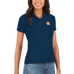 Women's Antigua Navy Houston Astros Legacy Pique Polo