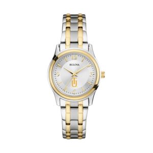 Women's Bulova Silver/Gold Tuskegee Golden Tigers Classic Two-Tone Round Watch