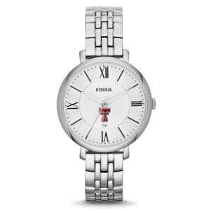 Women's Fossil Texas Tech Red Raiders Jacqueline Stainless Steel Watch