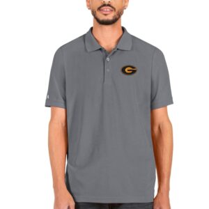Men's Antigua Charcoal Grambling Tigers Legacy Pique Polo