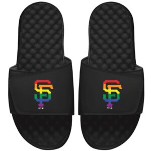 Youth ISlide Black San Francisco Giants Rainbow Slide Sandals
