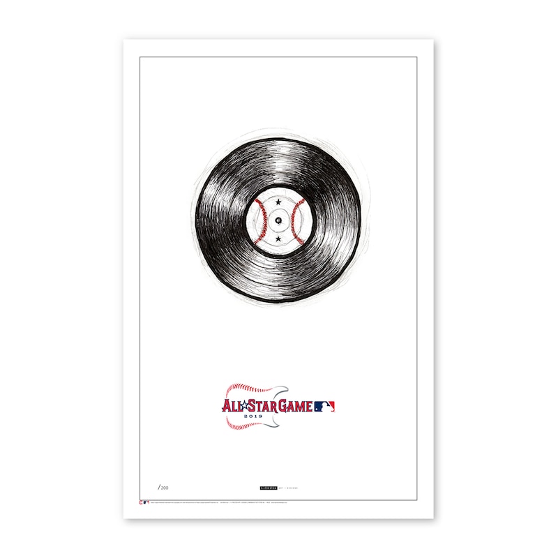 Cleveland Indians 2019 MLB All-Star Game 11'' x 17'' Art Poster