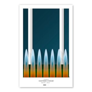 Kansas City Royals 11'' x 17'' Stadium Art Poster
