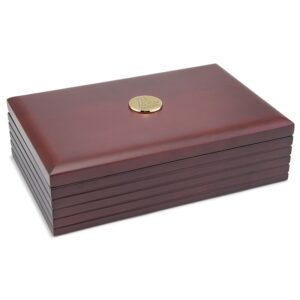 Arizona Wildcats 9'' x 6'' Rosewood Desk Box