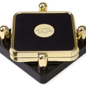 Arkansas Razorbacks Gold 2-Piece Square Coaster Set