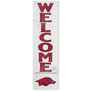 Arkansas Razorbacks 10'' x 35'' Indoor/Outdoor Welcome Sign