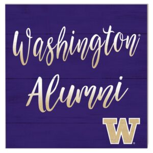 Washington Huskies 10'' x 10'' Alumni Plaque