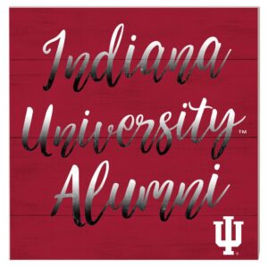 Indiana Hoosiers 10'' x 10'' Alumni Plaque