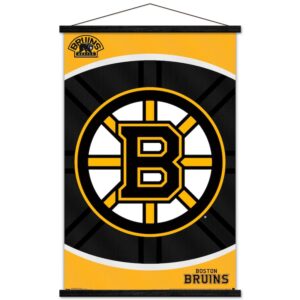 Boston Bruins 35.75'' x 24.25'' Hanging Framed Logo Poster