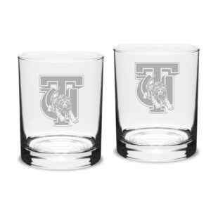 Tuskegee Golden Tigers 14oz. 2-Piece Classic Double Old-Fashioned Glass Set
