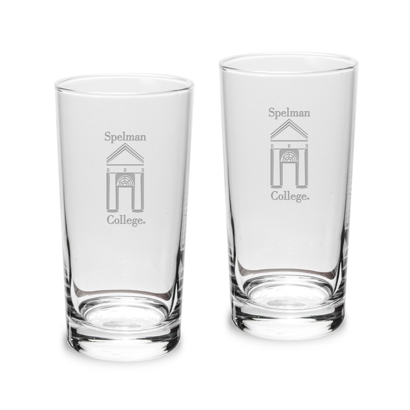 Spelman College Jaguars 2-Piece 10oz. Highball Glass Set