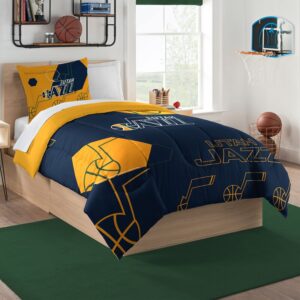 The Northwest Group Utah Jazz Hexagon Twin Comforter & Sham Set