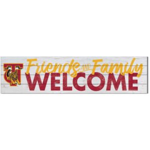 Tuskegee Golden Tigers 10'' x 40'' Friends & Family Welcome Sign