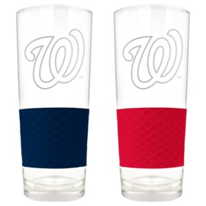 Washington Nationals 22oz. Logo Score Pint Glass Two-Piece Set