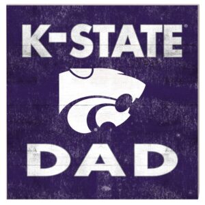 Kansas State Wildcats 10'' x 10'' Dad Plaque