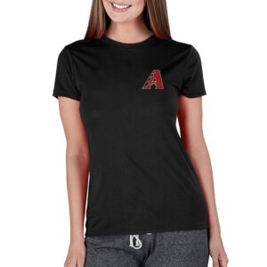 Women's Concepts Sport Black Arizona Diamondbacks Marathon Knit T-Shirt