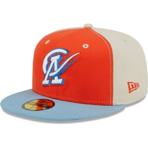 Men's New Era Orange/Light Blue Cielo Azul de Oklahoma City Copa De La Diversion 59FIFTY Fitted Hat