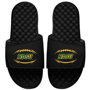 Youth ISlide Black NDSU Bison Football Logo Slide Sandal