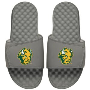 Youth ISlide Gray NDSU Bison Logo Slide Sandal