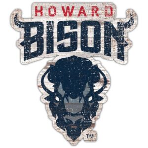 Howard Bison 24'' x 24'' Logo Cutout Sign