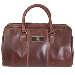 Brown Ohio Bobcats Logo Plate Niagara Canyon Duffel Bag