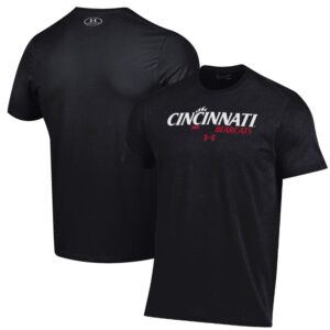 Men's Under Armour Black Cincinnati Bearcats Primary Performance T-Shirt