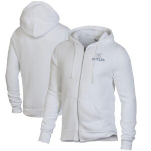 Men's White Butler Bulldogs Rocky Full-Zip Hoodie